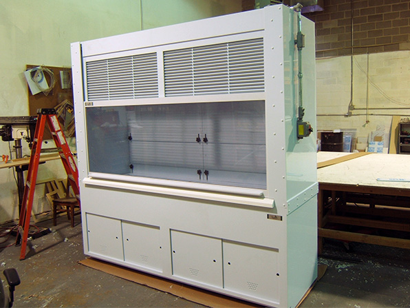 Inside of ISO Class 8 Semi-Hardwall Cleanroom for Semiconductor Manufacturing